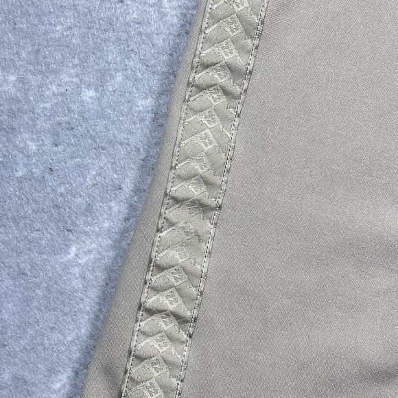 Vintage Nike Pants Women’s Size Medium Beige Cropped Capri Casual Swoosh Pull On - Picture 6 of 15
